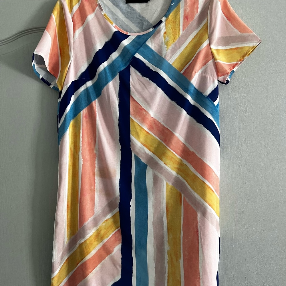 Minkpink striped shirt dress.